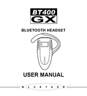 Bluetake BY400GX Manual Del Usuario