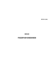 FAGOR manual de operación 8010 M 4U3 