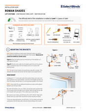 SelectBlinds ROMAN SHADES Guia De Instalacion
