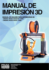 Prusa Research i3 MK2S Manual De Usuario