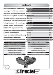 Tractel Group rollsafe Manual Del Usuario