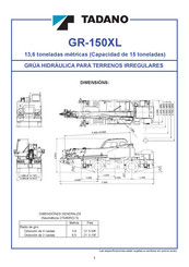 TADANO GR-150XL Manual Del Usuario