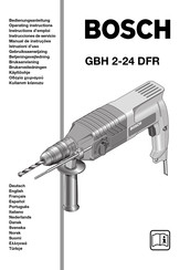 Bosch GBH 2-24 DFR Instrucciones De Servicio