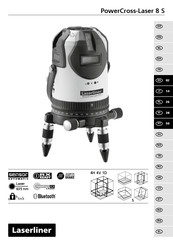 LaserLiner PowerCross-Laser 8 S Manual De Instrucciones