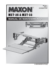 Maxon MXT-33 Manual De Mantenimiento