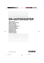 Casio DR-420TER Guia Del Usuario