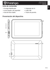 Prestigio PER5574BC Guia De Inicio Rapido