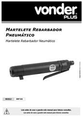 vonder PLUS MRP 900 Manual De Instrucciones