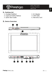 Prestigio MultiPad PMP3170B Guia De Inicio Rapido