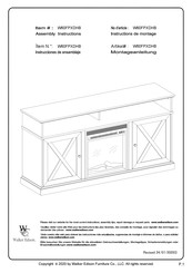 Walker Edison W60FPXDHB Instrucciones De Ensamblaje