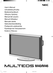 Sharp MULTEOS M40 Manual Del Usuario