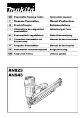 Makita AN923 Manual De Instrucciones