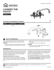 Homewerks WORLDWIDE 3310-250-RB-B Manual De Instrucciones