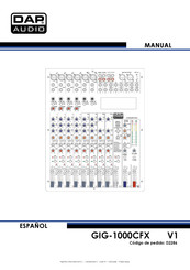 DAP Audio GIG-1000CFX Manual De Instrucciones