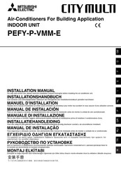 Mitsubishi Electric CITY MULTI PEFY-P-VMM-E Manual De Instalación