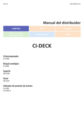 Shimano SM-CI301 Manual Del Distribuidor