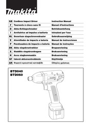 Makita BTD060 Manual De Instrucciones