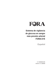 Fora D15 Manual Del Usuario