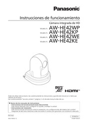 Panasonic AW-HE42WP Instrucciones De Funcionamiento