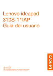 Lenovo ideapad 310S-11IAP Guia Del Usuario