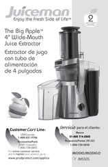 Juiceman The Big Apple Manual Del Usuario