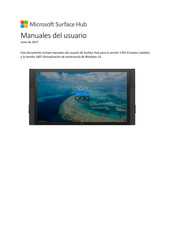 Microsoft Surface Hub Manuales Del Usuario