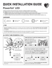BIG ASS FANS Powerfoil LED Guía De Instalación Rápida