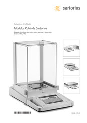 Sartorius Cubis MSx3.6P Instrucciones De Instalación