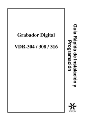 Vicon VDR-316 Guía Rápida De Instalación Y Programación