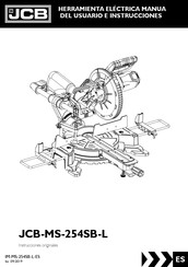 JCB JCB-MS-254SB-L Manual Del Usuario E Instrucciones