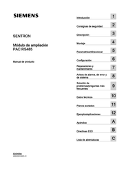 Siemens SENTRON PAC RS485 Manual De Producto