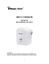 Magic Chef MCRC1W Manual De Instrucciones