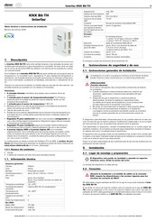 elsner elektronik KNX B8-TH Datos Técnicos E Instrucciones De Instalación