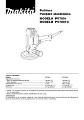 Makita PV7001C Manual De Instrucciones