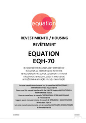 Equation EQH-70 Instrucciones Para Instalación, Uso Y Mantenimiento