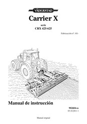 Vaderstad Carrier X CRX 425 Serie Manual De Instruccion