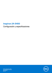 Dell Inspiron 24-5400 Configuración Y Especificaciones