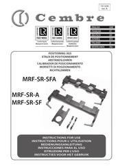 Cembre MRF-SR-SFA Instrucciones Para El Uso