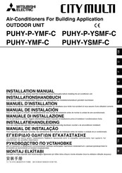 Mitsubishi Electric PUHY-P-YMF-C Manual De Instalación