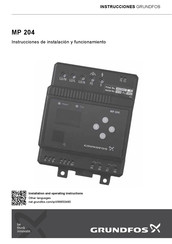 Grundfos MP 204 Instrucciones De Instalación Y Funcionamiento