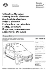 Volkswagen 2H0 071 691 041 Instrucciones De Montaje