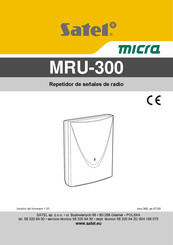 Satel micra MRU-300 Guia De Inicio Rapido