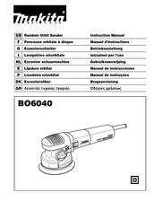 Makita BO6040 Manual De Instrucciones