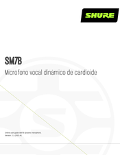 Shure SM7B Manual Del Usuario