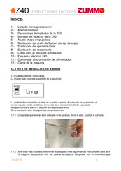 Zummo Z40 Instrucciones Técnicas