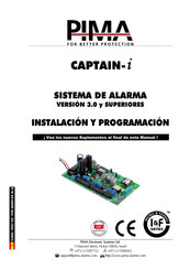 Pima CAPTAIN-i Instalación Y Programación