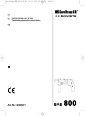 EINHELL Bavaria BME 800 Instrucciones Para El Uso