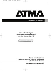 ATMA HA-400NFW Manual De Instrucciones