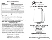 Guardian Technologies AC5900 Instrucciones De Uso Y Cuidado