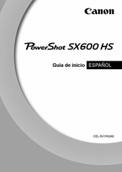 Canon PowerShot SX700 HS Guía De Inicio